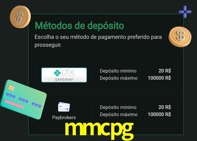 O cassino mmcpg oferece uma grande variedade de métodos de pagamento